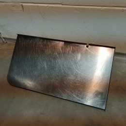 Rvs wandschap - 121x65 cm 